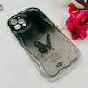 قاب گوشی iPhone 12 Pro آیفون بالشتی لاکچری LUXURY محافظ لنزدار طرح پروانه کیوت کد 114526