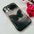قاب گوشی iPhone 11 Pro آیفون بالشتی لاکچری LUXURY محافظ لنزدار طرح پروانه کیوت کد 114531