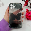 قاب گوشی iPhone 11 Pro آیفون بالشتی لاکچری LUXURY محافظ لنزدار طرح پروانه کیوت کد 114531