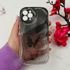 قاب گوشی iPhone 11 Pro آیفون بالشتی لاکچری LUXURY محافظ لنزدار طرح پروانه کیوت کد 114532