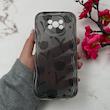 قاب گوشی Poco X3 NFC / Poco X3 Pro شیائومی بالشتی لاکچری LUXURY محافظ لنزدار طرح گل کیوت کد 114562