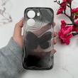 قاب گوشی Poco X7 Pro شیائومی بالشتی لاکچری LUXURY محافظ لنزدار طرح پروانه کیوت کد 114569