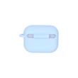 کاور ایرپاد پرو 3 - Airpods Pro 3 اپل سیلیکونی اورجینال پاک کنی رنگ آبی روشن کد 96106