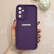 قاب گوشی Galaxy A14 سامسونگ سیلیکونی ژله ای Solid محافظ لنزدار بنفش تیره کد 115008