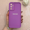 قاب گوشی Galaxy A14 سامسونگ سیلیکونی ژله ای Solid محافظ لنزدار بنفش کد 115012