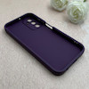 قاب گوشی Galaxy A24 سامسونگ سیلیکونی ژله ای Solid محافظ لنزدار بنفش تیره کد 115020