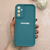 قاب گوشی Galaxy A24 سامسونگ سیلیکونی ژله ای Solid محافظ لنزدار سبز کد 115024
