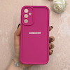 قاب گوشی Galaxy A24 سامسونگ سیلیکونی ژله ای Solid محافظ لنزدار صورتی فانتزی کد 115028
