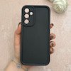 قاب گوشی Galaxy A25 سامسونگ سیلیکونی ژله ای Solid محافظ لنزدار مشکی کد 115037