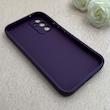 قاب گوشی Galaxy A34 سامسونگ سیلیکونی ژله ای Solid محافظ لنزدار بنفش تیره کد 115039