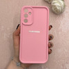 قاب گوشی Galaxy A34 سامسونگ سیلیکونی ژله ای Solid محافظ لنزدار صورتی کد 115042