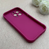 قاب گوشی iPhone 13 Pro آیفون سیلیکونی ژله ای Solid محافظ لنزدار صورتی فانتزی کد 115079