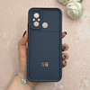 قاب گوشی Redmi 12C / Poco C55 / Redmi 11A شیائومی سیلیکونی ژله ای Solid محافظ لنزدار سرمه ای کد 115105