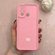 قاب گوشی Redmi 12C / Poco C55 / Redmi 11A شیائومی سیلیکونی ژله ای Solid محافظ لنزدار صورتی کد 115109