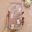 قاب گوشی Galaxy A14 سامسونگ مات ژله ای فانتزی ضدضربه طرح خرگوشی کیوت کد 115135