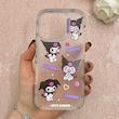 قاب گوشی iPhone 16 Pro آیفون مات ژله ای فانتزی ضدضربه طرح کرومی کیوت کد 115193