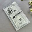 قاب گوشی iPhone 17 آیفون لاکچری اورجینال Q SERIES لنز کرومی رزینی طرح پاپیون کیوت کد 114899