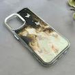 قاب گوشی iPhone 17 آیفون لاکچری اورجینال Q SERIES لنز کرومی رزینی طرح پروانه کیوت کد 114903