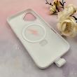 قاب گوشی iPhone 16 آیفون مگ سیف دار اورجینال سخت HARD کلاسیک فینگربند انگشتی سفید کد 114130