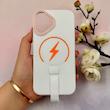قاب گوشی iPhone 16 آیفون مگ سیف دار اورجینال سخت HARD کلاسیک فینگربند انگشتی سفید کد 114130