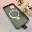 قاب گوشی iPhone 13 - iPhone 14 آیفون مگ سیف دار اورجینال سخت HARD کلاسیک فینگربند انگشتی طوسی کد 114139