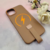 قاب گوشی iPhone 13 - iPhone 14 آیفون مگ سیف دار اورجینال سخت HARD کلاسیک فینگربند انگشتی قهوه ای کد 114142