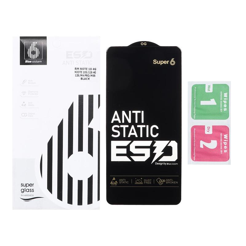 گلس گوشی Galaxy A51 / Galaxy A52 / Galaxy A52S / Galaxy A53 / Galaxy M31S / Galaxy S20 FE شیشه ای Super6 سری Anti Static آنتی استاتیک ESD اورجینال کد 96145