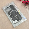 قاب گوشی iPhone 13 - iPhone 14 آیفون اورجینال Protection Case چرمی دوخت دار دور کرومی مگ سیف Magsafe اورجینال مشکی کد 115510
