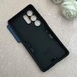 قاب گوشی Galaxy S25 Ultra سامسونگ ضد ضربه بتمن اورجینال Syndee هولدر دار مگنتی محافظ لنز دار کشویی سرمه ای کد 115423