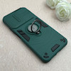 قاب گوشی Redmi Note 12 4G شیائومی ضد ضربه بتمن اورجینال Syndee هولدر دار مگنتی محافظ لنز دار کشویی سبز کد 115451