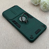 قاب گوشی Xiaomi 14T شیائومی ضد ضربه بتمن اورجینال Syndee هولدر دار مگنتی محافظ لنز دار کشویی سبز کد 115490