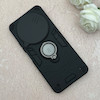 قاب گوشی Redmi A3 - Redmi A3X شیائومی ضد ضربه بتمن اورجینال Syndee هولدر دار مگنتی محافظ لنز دار کشویی مشکی کد 115493