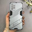 قاب گوشی Galaxy A72 سامسونگ ضد ضربه بتمن نیلکین Nillkin هولدر دار محافظ لنز دار طوسی کد 115225
