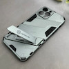 قاب گوشی iPhone 13 Pro Max آیفون ضد ضربه بتمن نیلکین Nillkin هولدر دار محافظ لنز دار طوسی کد 115262