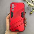 قاب گوشی Galaxy A34 سامسونگ ضد ضربه بتمن BIBERCAS هولدر دار محافظ لنز دار قرمز کد 115277