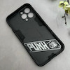 قاب گوشی iPhone 13 Pro Max آیفون ضد ضربه بتمن BIBERCAS هولدر دار محافظ لنز دار مشکی کد 115282