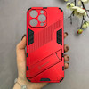 قاب گوشی iPhone 14 Pro Max آیفون ضد ضربه بتمن BIBERCAS هولدر دار محافظ لنز دار قرمز کد 115285