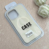 قاب گوشی iPhone 15 Pro Max آیفون سیلیکونی پاستیلی اورجینال Case پاک کنی مگ سیف دار MagSafe داخل مخملی درجه یک کرم کد 115564