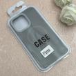 قاب گوشی iPhone 15 Pro Max آیفون سیلیکونی پاستیلی اورجینال Case پاک کنی مگ سیف دار MagSafe داخل مخملی درجه یک خاکستری کد 115566