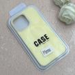 قاب گوشی iPhone 15 Pro Max آیفون سیلیکونی پاستیلی اورجینال Case پاک کنی مگ سیف دار MagSafe داخل مخملی درجه یک زرد کد 115568