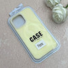 قاب گوشی iPhone 14 Pro Max آیفون سیلیکونی پاستیلی اورجینال Case پاک کنی مگ سیف دار MagSafe داخل مخملی درجه یک زرد کد 115573