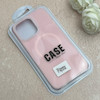 قاب گوشی iPhone 14 Pro Max آیفون سیلیکونی پاستیلی اورجینال Case پاک کنی مگ سیف دار MagSafe داخل مخملی درجه یک صورتی روشن کد 115574