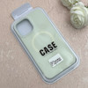 قاب گوشی iPhone 13 Pro Max آیفون سیلیکونی پاستیلی اورجینال Case پاک کنی مگ سیف دار MagSafe داخل مخملی درجه یک سبز کد 115588