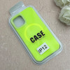 قاب گوشی iPhone 12 - iPhone 12 Pro آیفون سیلیکونی پاستیلی اورجینال Case پاک کنی مگ سیف دار MagSafe داخل مخملی درجه یک فسفری کد 115599