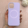 قاب گوشی iPhone 12 - iPhone 12 Pro آیفون سیلیکونی پاستیلی اورجینال Case پاک کنی مگ سیف دار MagSafe داخل مخملی درجه یک یاسی کد 115603