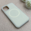 قاب گوشی iPhone 11 Pro آیفون سیلیکونی پاستیلی اورجینال Case پاک کنی مگ سیف دار MagSafe داخل مخملی درجه یک کرم کد 115620