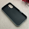قاب گوشی iPhone 17 آیفون اورجینال Protection Case چرمی دوخت دار دور کرومی مگ سیف Magsafe اورجینال مشکی کد 115526