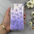 قاب گوشی iPhone X - iPhone XS آیفون فانتزی براق IMD لیزری لاکچری سخت HARD طرح پروانه کد 116247