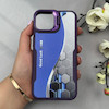 قاب گوشی iPhone 13 - iPhone 14 آیفون اورجینال نیوزون GOOD LUCK اسپرت CASE PRO لنز استندشو بنفش کد 115781