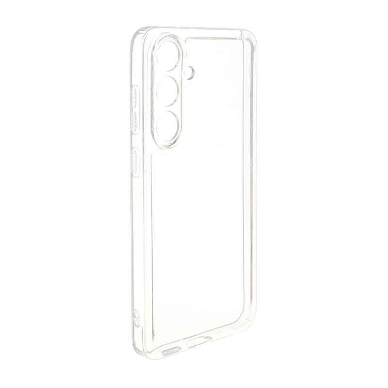 قاب گوشی Galaxy S25 FE سامسونگ ژله ای شفاف بی رنگ SPACE ایربگ دار محافظ لنز دار کد 96348